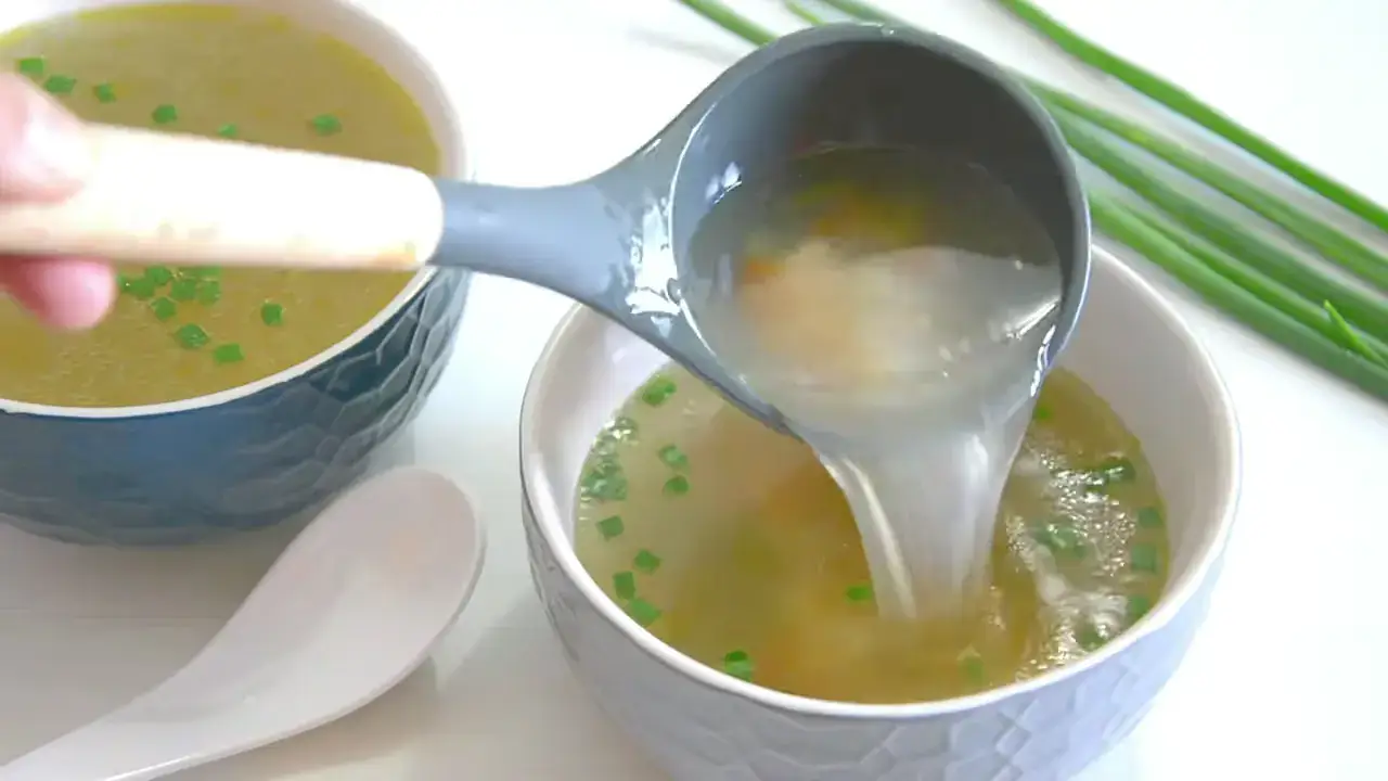 final touches of soup