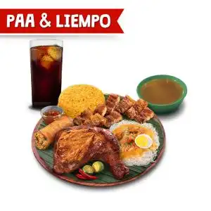 Chicken-Inasal-Paa-Grilled-Liempo-Solo-Fiesta-with-drink