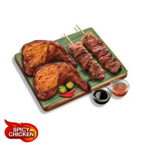Spicy Chicken Inasal & Pork BBQ Buddy Size
